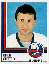1987-88 Panini Hockey Stickers #99 Brent Sutter Front