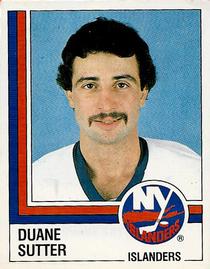 1987-88 Panini Hockey Stickers #102 Duane Sutter Front