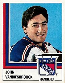 1987-88 Panini Hockey Stickers #106 John Vanbiesbrouck Front