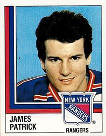 1987-88 Panini Hockey Stickers #107 James Patrick Front