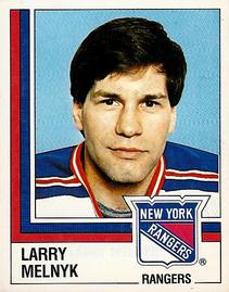 1987-88 Panini Hockey Stickers #111 Larry Melnyk Front