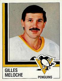 1987-88 Panini Stickers #140 Gilles Meloche Front
