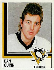 1987-88 Panini Hockey Stickers #147 Dan Quinn Front