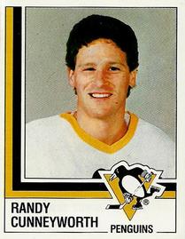 1987-88 Panini Hockey Stickers #148 Randy Cunneyworth Front