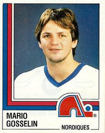 1987-88 Panini Hockey Stickers #157 Mario Gosselin Front