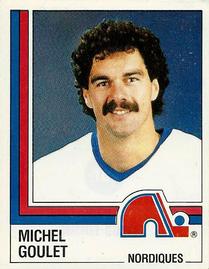 1987-88 Panini Stickers #163 Michel Goulet Front