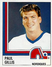 1987-88 Panini Hockey Stickers #167 Paul Gillis Front