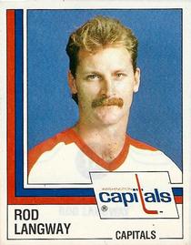 1987-88 Panini Stickers #178 Rod Langway Front