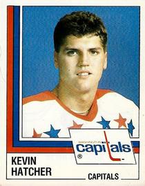 1987-88 Panini Stickers #179 Kevin Hatcher Front