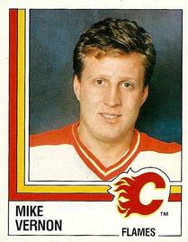1987-88 Panini Hockey Stickers #203 Mike Vernon Front