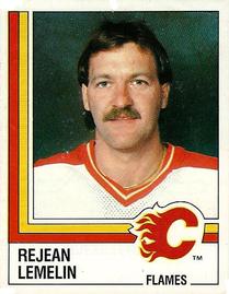 1987-88 Panini Hockey Stickers #204 Rejean Lemelin Front
