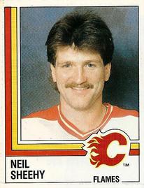 1987-88 Panini Hockey Stickers #209 Neil Sheehy Front