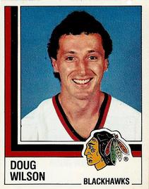 1987-88 Panini Hockey Stickers #222 Doug Wilson Front