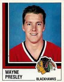 1987-88 Panini Hockey Stickers #228 Wayne Presley Front
