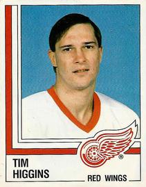 1987-88 Panini Hockey Stickers #250 Tim Higgins Front