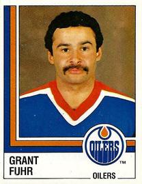1987-88 Panini Hockey Stickers #254 Grant Fuhr Front