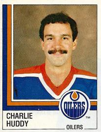 1987-88 Panini Hockey Stickers #260 Charlie Huddy Front