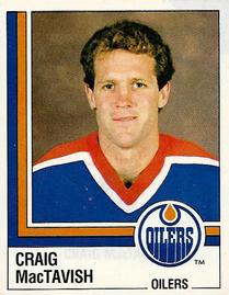 1987-88 Panini Hockey Stickers #267 Craig MacTavish Front