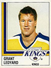 1987-88 Panini Hockey Stickers #273 Grant Ledyard Front