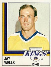 1987-88 Panini Hockey Stickers #274 Jay Wells Front