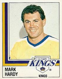 1987-88 Panini Hockey Stickers #275 Mark Hardy Front