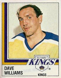 1987-88 Panini Hockey Stickers #283 Dave Williams Front