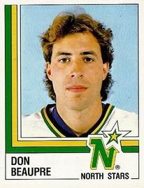 1987-88 Panini Hockey Stickers #289 Don Beaupre Front