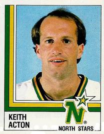 1987-88 Panini Hockey Stickers #299 Keith Acton Front
