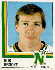 1987-88 Panini Hockey Stickers #301 Bob Brooke Front