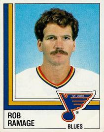 1987-88 Panini Hockey Stickers #306 Rob Ramage Front