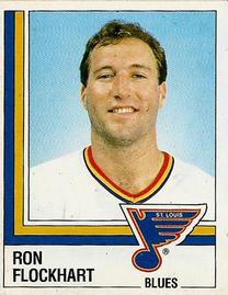 1987-88 Panini Hockey Stickers #317 Ron Flockhart Front