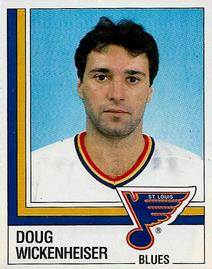 1987-88 Panini Hockey Stickers #318 Doug Wickenheiser Front
