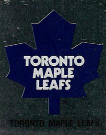 1987-88 Panini Hockey Stickers #321 Toronto Maple Leafs Logo Front
