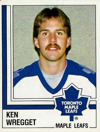 1987-88 Panini Hockey Stickers #322 Ken Wregget Front
