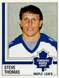 1987-88 Panini Hockey Stickers #329 Steve Thomas Front