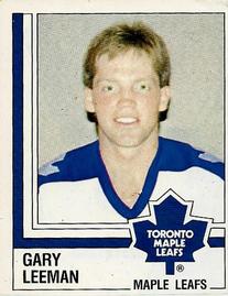 1987-88 Panini Hockey Stickers #331 Gary Leeman Front