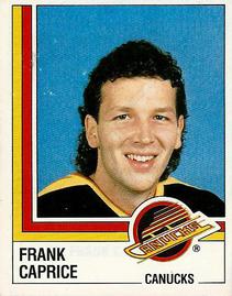 1987-88 Panini Hockey Stickers #339 Frank Caprice Front