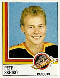 1987-88 Panini Hockey Stickers #347 Petri Skriko Front