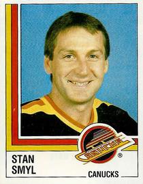 1987-88 Panini Hockey Stickers #349 Stan Smyl Front