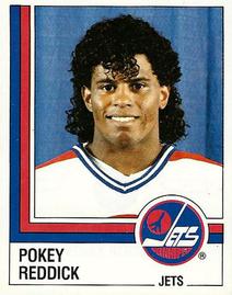 1987-88 Panini Hockey Stickers #357 Pokey Reddick Front