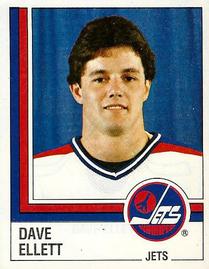1987-88 Panini Hockey Stickers #358 Dave Ellett Front