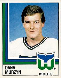 1987-88 Panini Hockey Stickers #42 Dana Murzyn Front