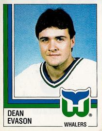 1987-88 Panini Hockey Stickers #47 Dean Evason Front