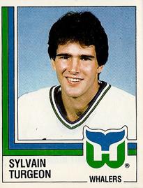1987-88 Panini Hockey Stickers #50 Sylvain Turgeon Front
