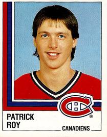 1987-88 Panini Hockey Stickers #56 Patrick Roy Front