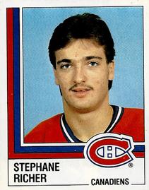 1987-88 Panini Stickers #65 Stephane Richer Front