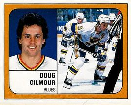 1988-89 Panini Hockey Stickers #105 Doug Gilmour Front