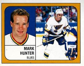 1988-89 Panini Hockey Stickers #108 Mark Hunter Front