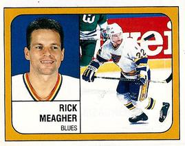 1988-89 Panini Stickers #110 Rick Meagher Front