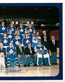 1988-89 Panini Hockey Stickers #129 Toronto Maple Leafs Front